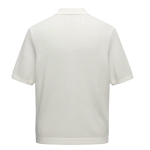 Bugatti Knit Polo Shirt 7100/15536E/20 Πουκάμισο Λευκό S/S