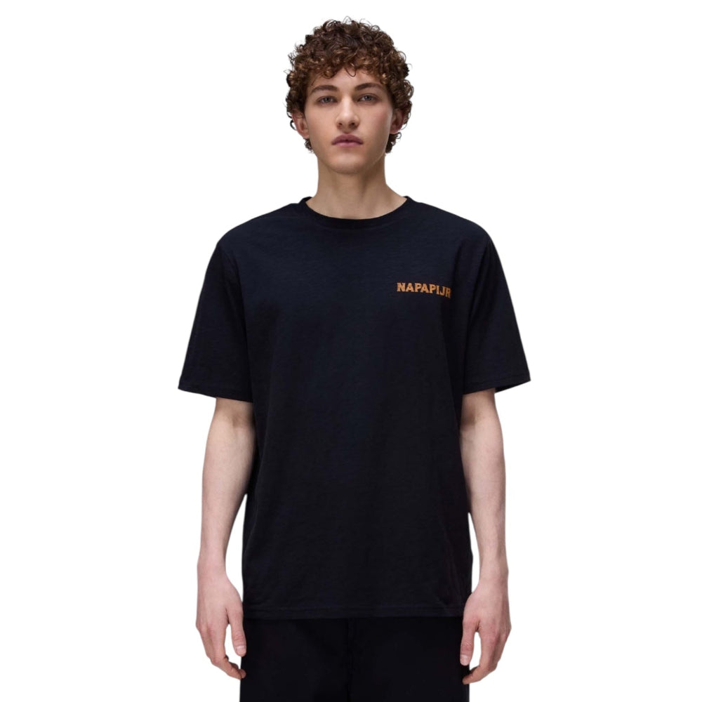Napapijri S-ELIOR SS  NP0A4HZY9411 T-shirt Μαύρο S/S