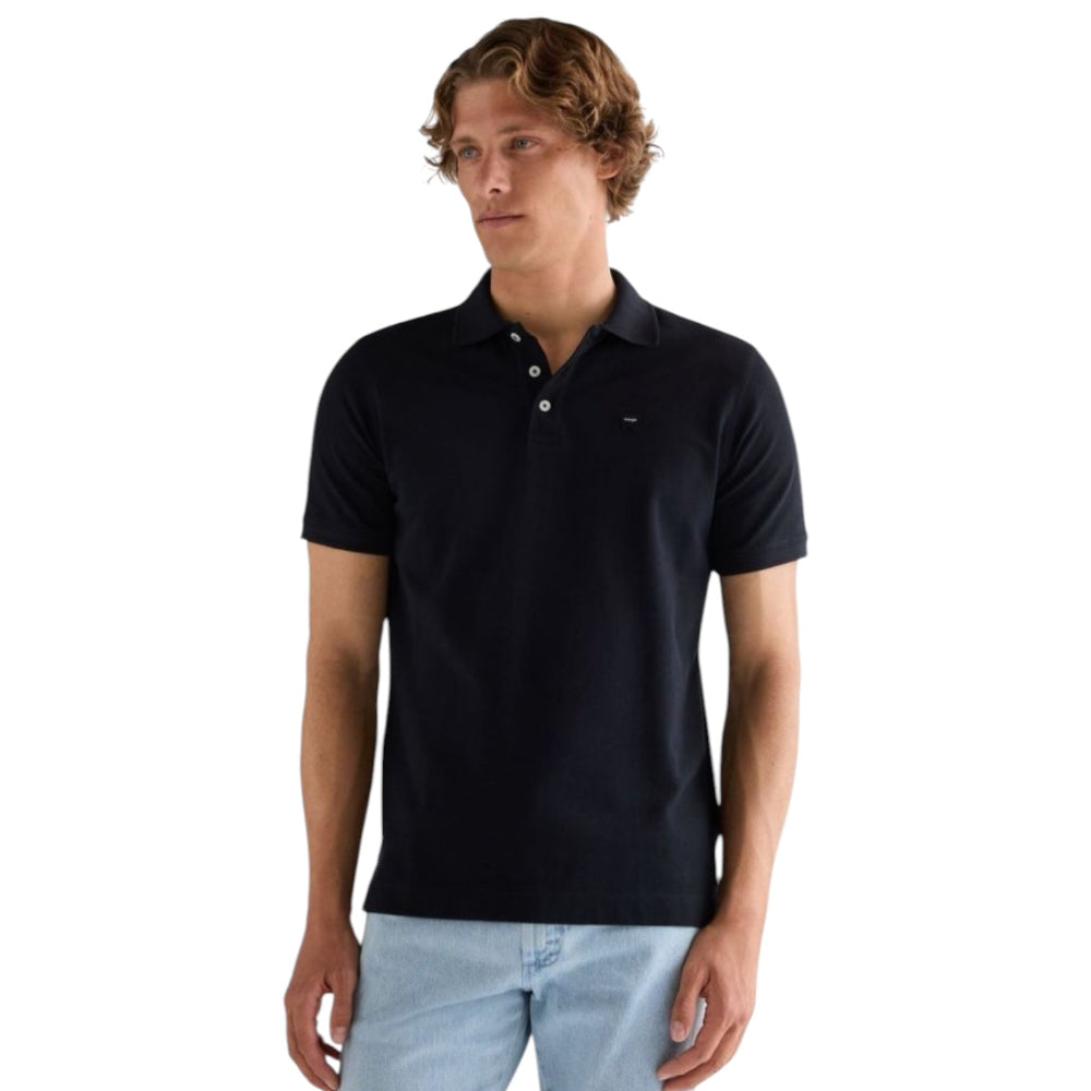 WRANGLER POLO SHIRT 112378426 Polo Μαύρο S/S