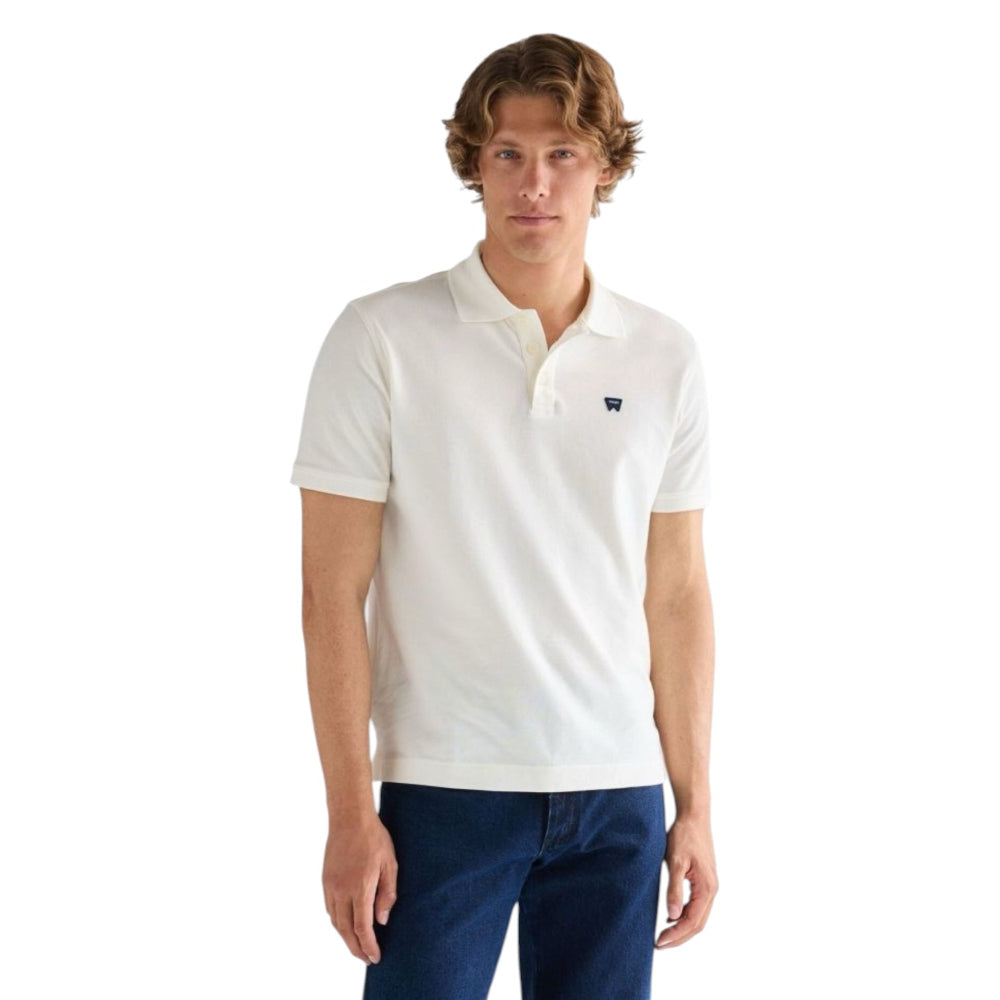 WRANGLER POLO SHIRT 112377979 Polo Λευκό S/S