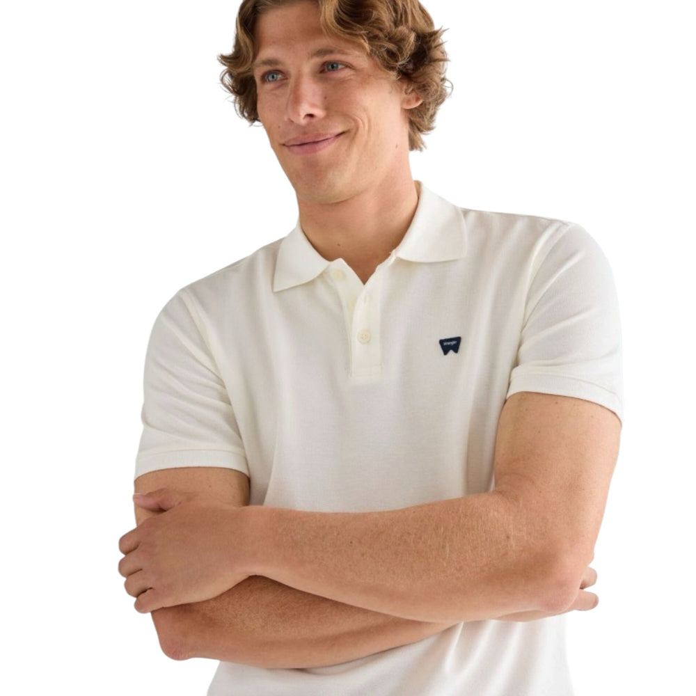 WRANGLER POLO SHIRT 112377979 Polo Λευκό S/S