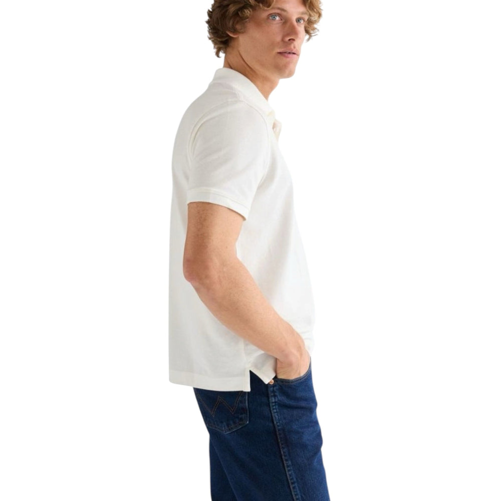 WRANGLER POLO SHIRT 112377979 Polo Λευκό S/S