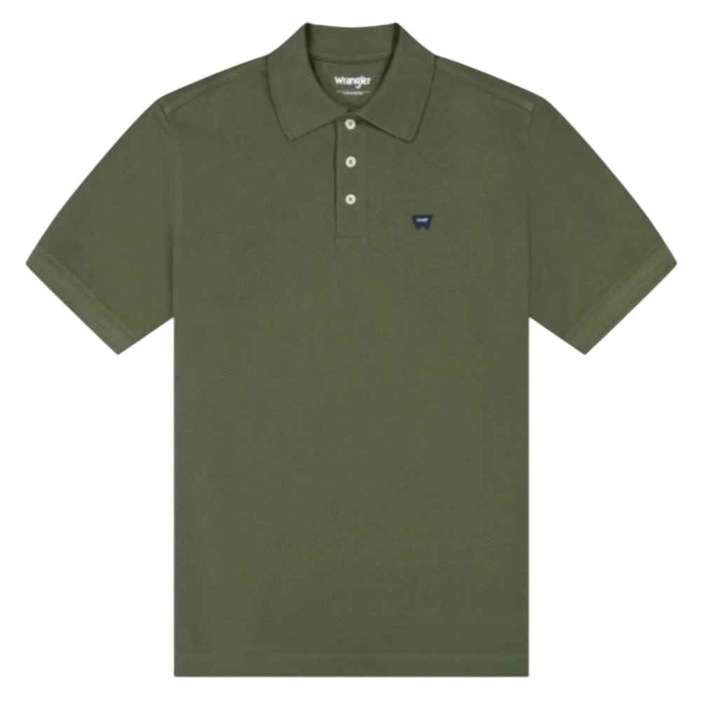 WRANGLER POLO SHIRT 112378000 Polo Χακί S/S