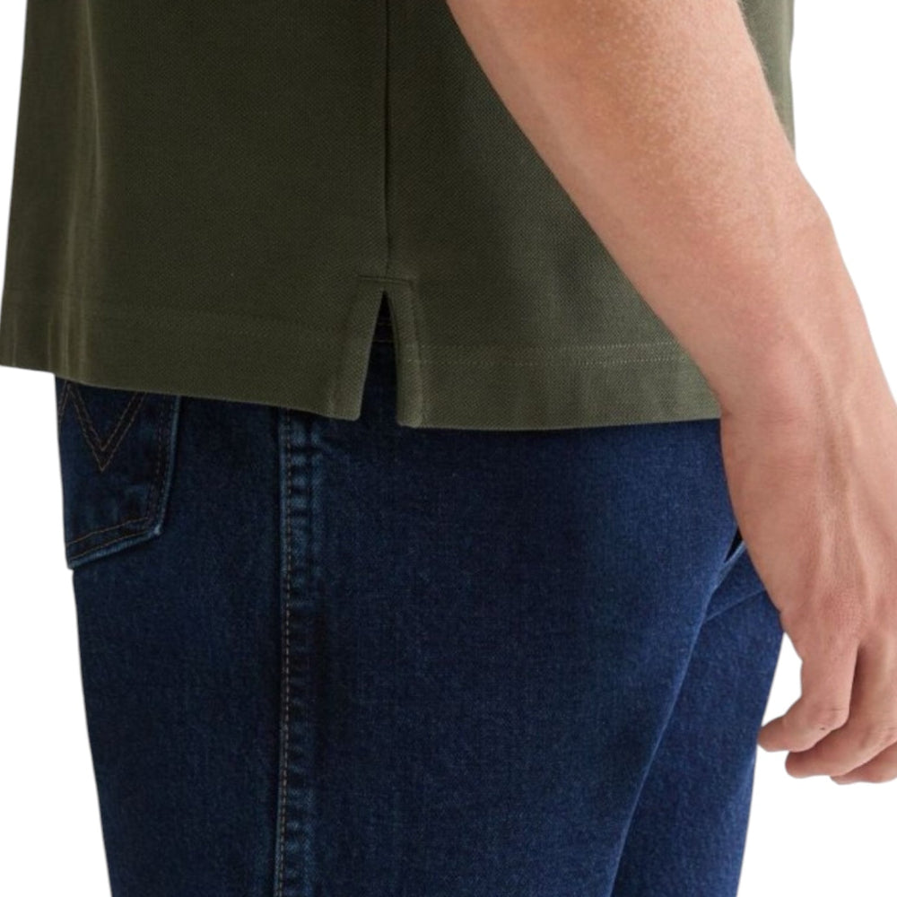 WRANGLER POLO SHIRT 112378000 Polo Χακί S/S