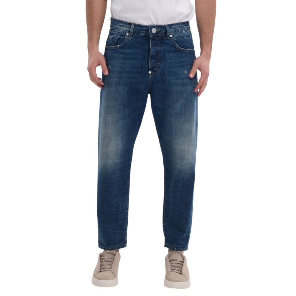 Premium Royal Denim Beatles-2323 Jean Μπλε
