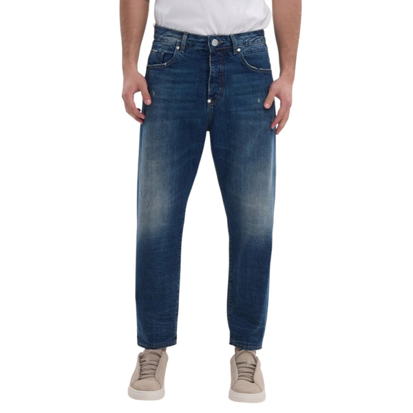 Premium Royal Denim Beatles-2323 Jean Μπλε