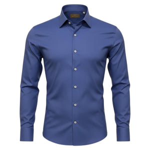 De pasquale EMME_060/G_01/38 Πουκάμισο Μπλε S/S