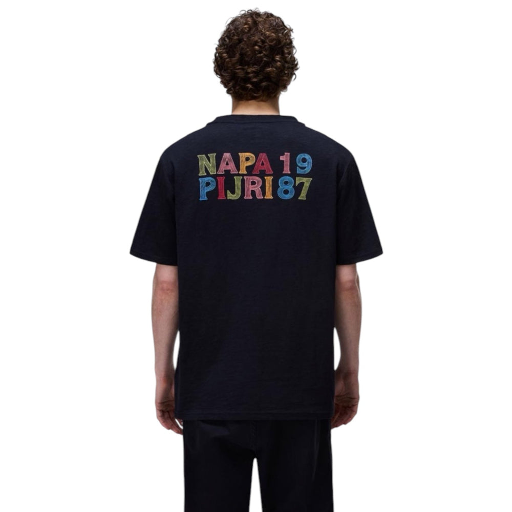 Napapijri S-ELIOR SS  NP0A4HZY9411 T-shirt Μαύρο S/S