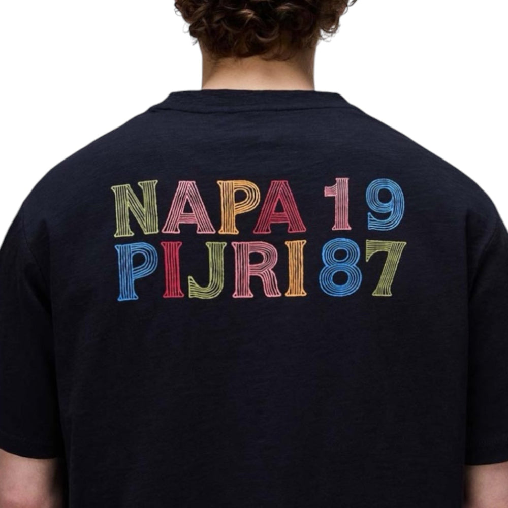 Napapijri S-ELIOR SS  NP0A4HZY9411 T-shirt Μαύρο S/S
