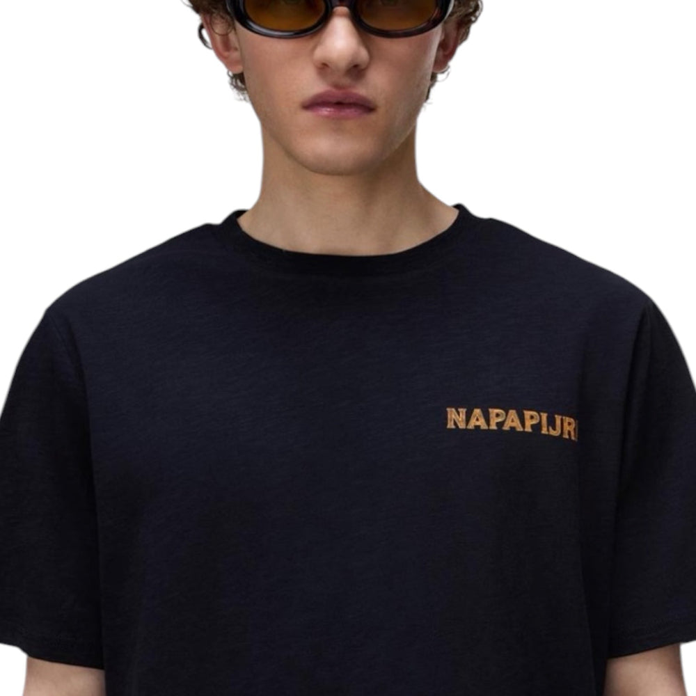 Napapijri S-ELIOR SS  NP0A4HZY9411 T-shirt Μαύρο S/S