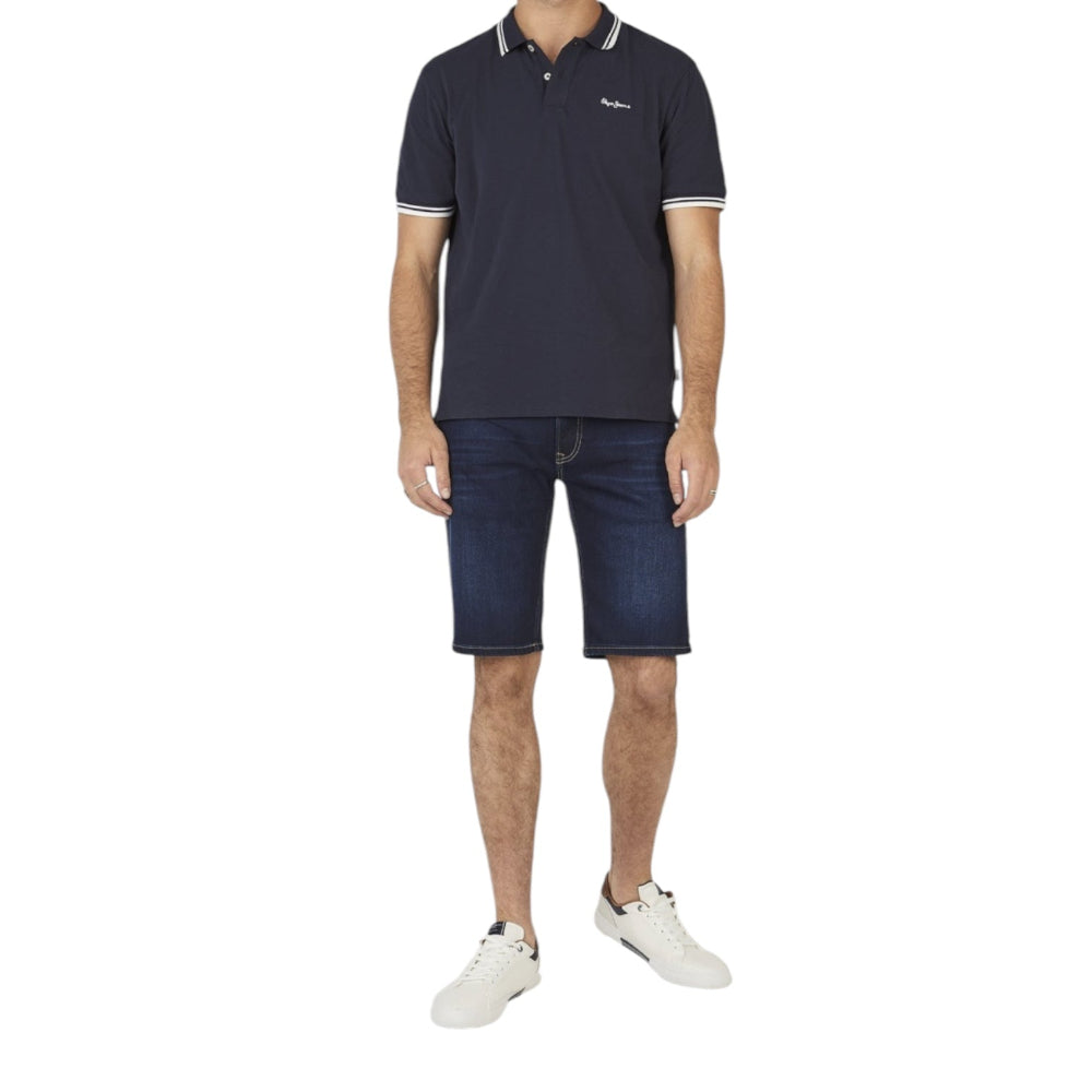 PEPE JEANS SLIM SHORT HATCH PM80000446AG Βερμούδα Jean Μπλε S/S