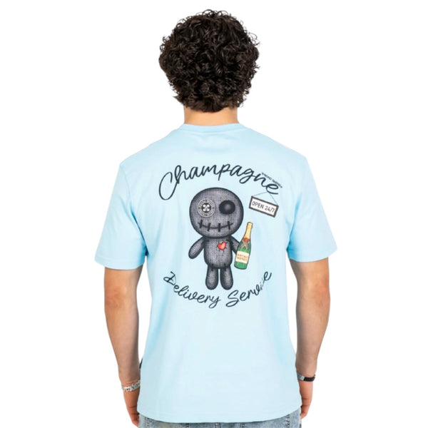 WRONG FRIENDS TULSA  WF1230 T-shirt Γαλάζιο S/S