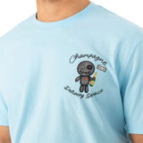 WRONG FRIENDS TULSA  WF1230 T-shirt Γαλάζιο S/S