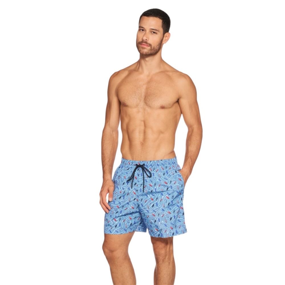 GEOX M6531B T3371 F4582  BASIC L PANT  Μαγιό Γαλάζιο  S/S