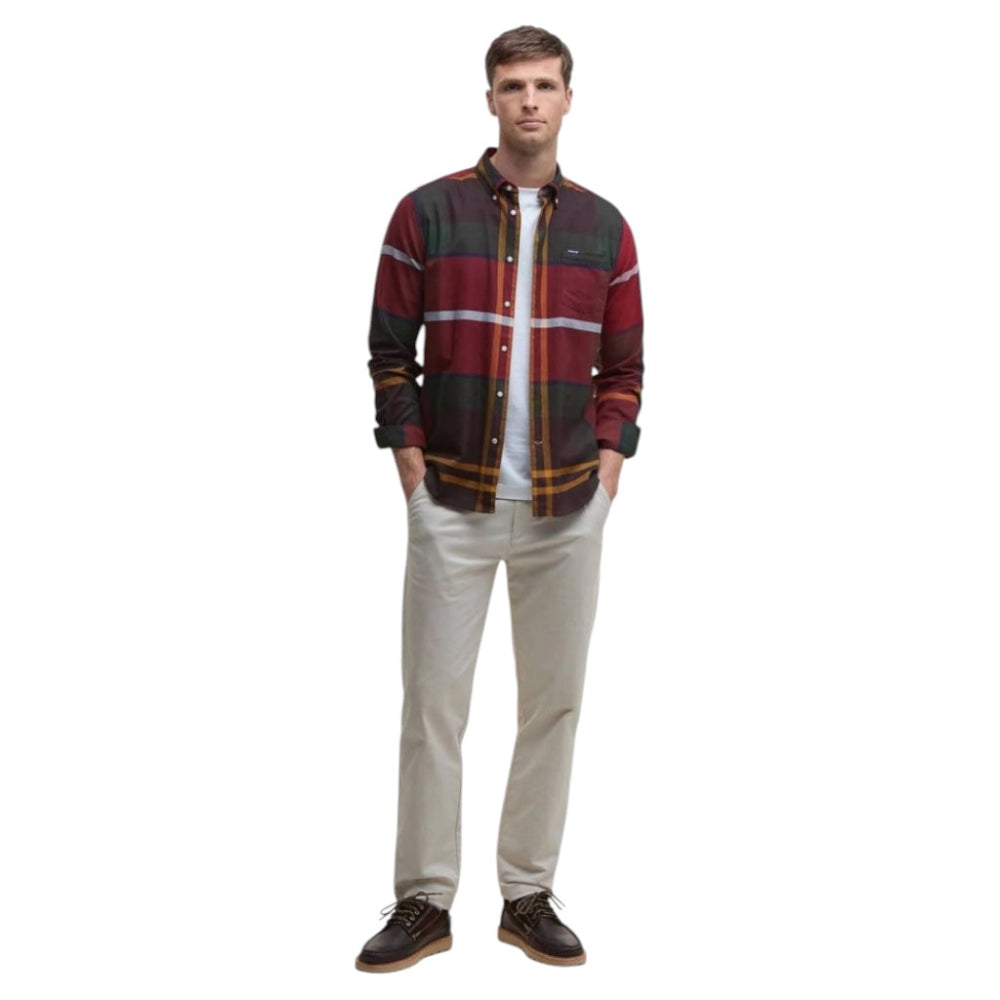 Barbour DUNOON TARTAN SHIRT MSH4980TN69 Πουκάμισο Κόκκινο F/W