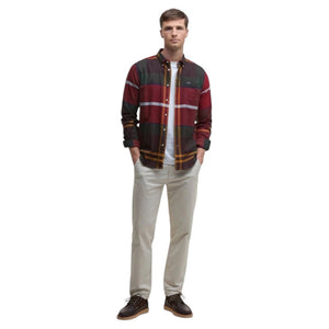 Barbour DUNOON TARTAN SHIRT MSH4980TN69 Πουκάμισο Κόκκινο F/W