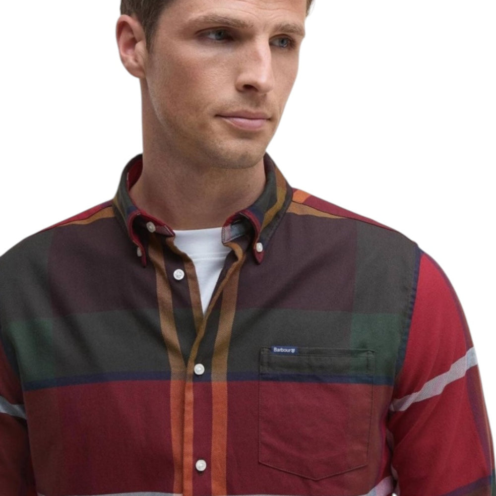 Barbour DUNOON TARTAN SHIRT MSH4980TN69 Πουκάμισο Κόκκινο F/W