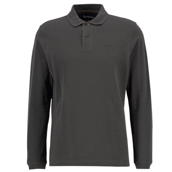 Barbour ESSENTIAL TARTAN PIQUE POLO SHIRT MML0705GN91 Πόλο Χακί F/W