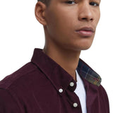 Barbour RAMSEY CORD SHIRT MSH5001RE89 Πουκάμισο Μπορντό F/W
