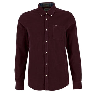 Barbour RAMSEY CORD SHIRT MSH5001RE89 Πουκάμισο Μπορντό F/W