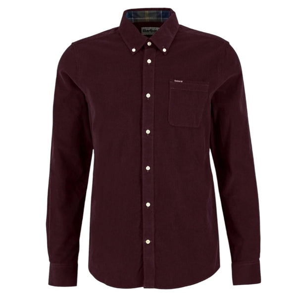 Barbour RAMSEY CORD SHIRT MSH5001RE89 Πουκάμισο Μπορντό F/W