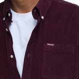 Barbour RAMSEY CORD SHIRT MSH5001RE89 Πουκάμισο Μπορντό F/W