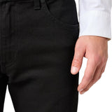 Wrangler GREENSBORO DEEP INK 112357393 Jean Μαύρο