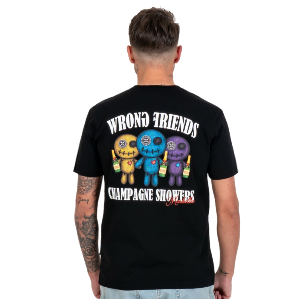 WRONG FRIENDS RENO  WF1227 T-shirt Μαύρο S/S