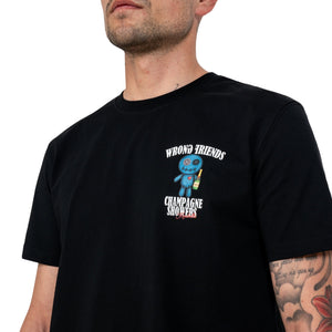 WRONG FRIENDS RENO  WF1227 T-shirt Μαύρο S/S