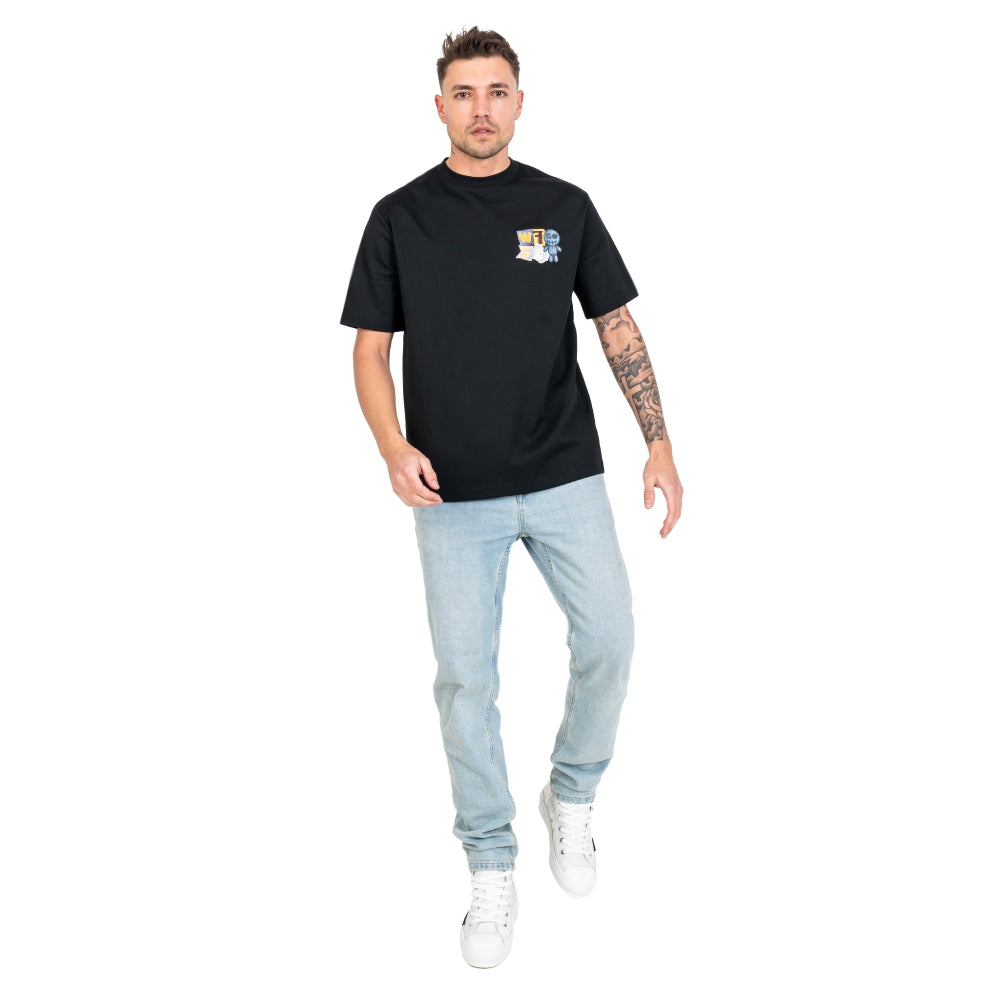 WRONG FRIENDS SOCIAL CLUB  WF1229 T-shirt Μαύρο S/S