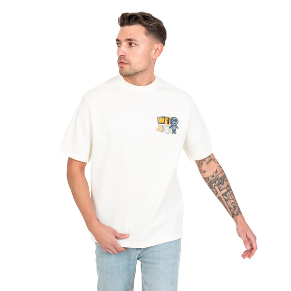 WRONG FRIENDS SOCIAL CLUB  WF1229/2 T-shirt Μπεζ S/S