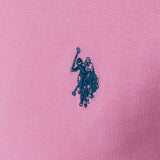 U.S. Polo Assn. KING 41029EHPD/205 Polo Μπλούζα Ροζ S/S