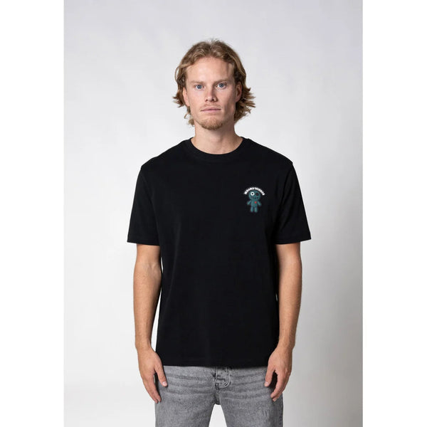 WRONG FRIENDS WARREN WF1348/2 T-shirt Μαύρο
