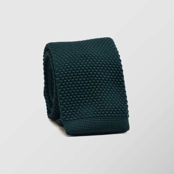 Stefano & Mario T-Knitted-08 Green Tie