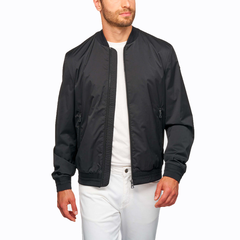GEOX M AVOLA BOMBER JACKET M5520Z/T3220/F9000 Μπουφάν Μαύρο S/S