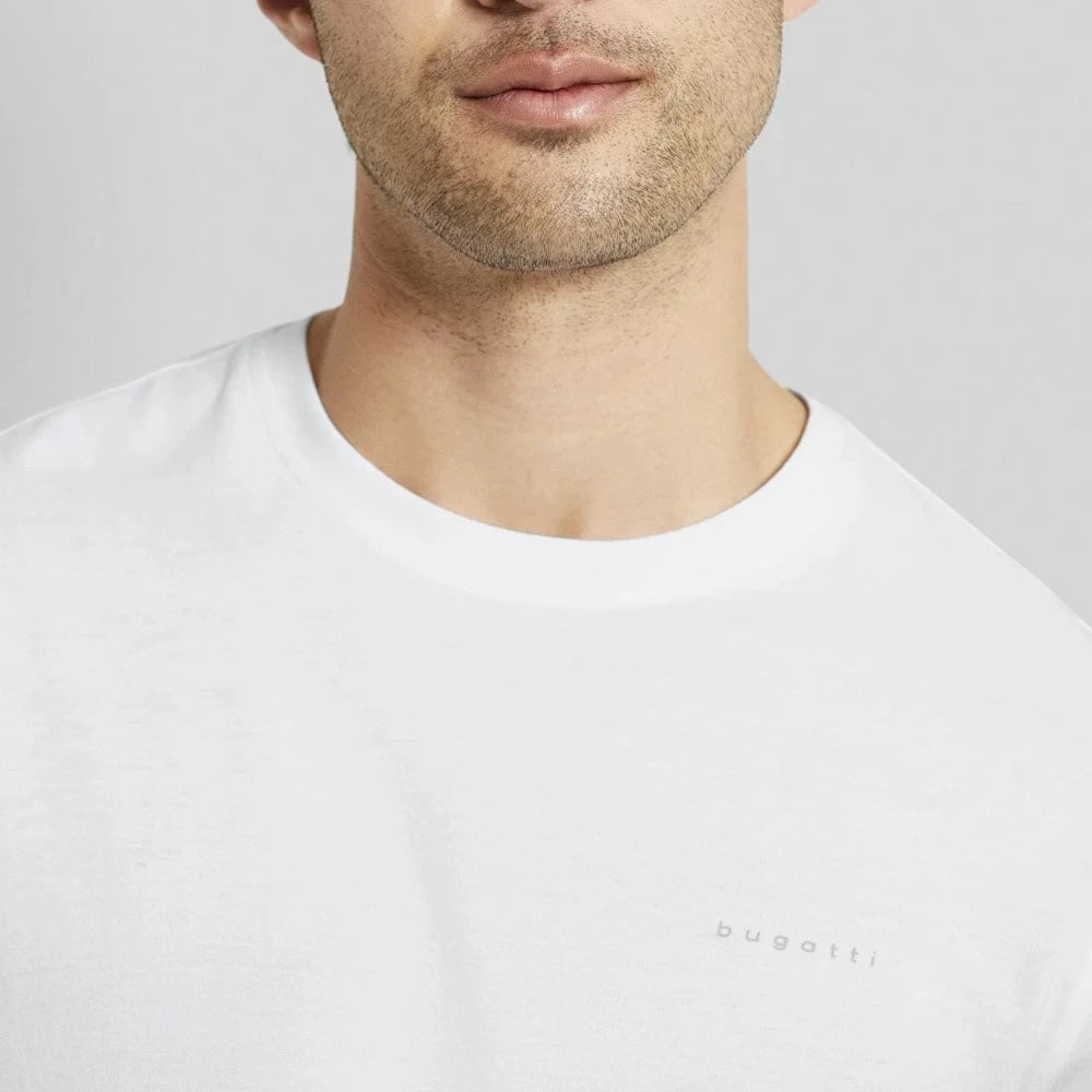 Bugatti 8350/55040A/10 T-shirt Λευκό  S/S