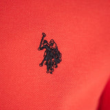 U.S. Polo Assn. KING 41029/352 Polo Μπλούζα Κόκκινη S/S