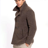 Distretto 12 Peacot Broder GB040 Brown Jacket F / W