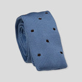 Stefano & Mario T-Knitted-06 Blue Tie