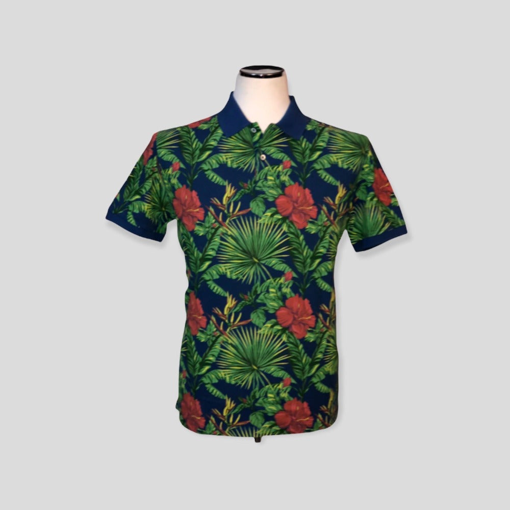U.S. POLO ASSN. JUNGLE POLO 53053/674  Polo Μπλούζα Πολύχρωμο S/S