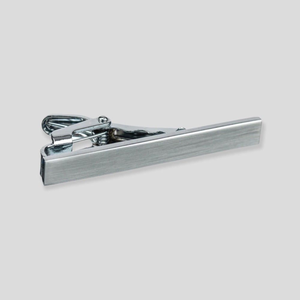 Stefano & Mario Tieclip-01-silver Silver Tie Clipboard