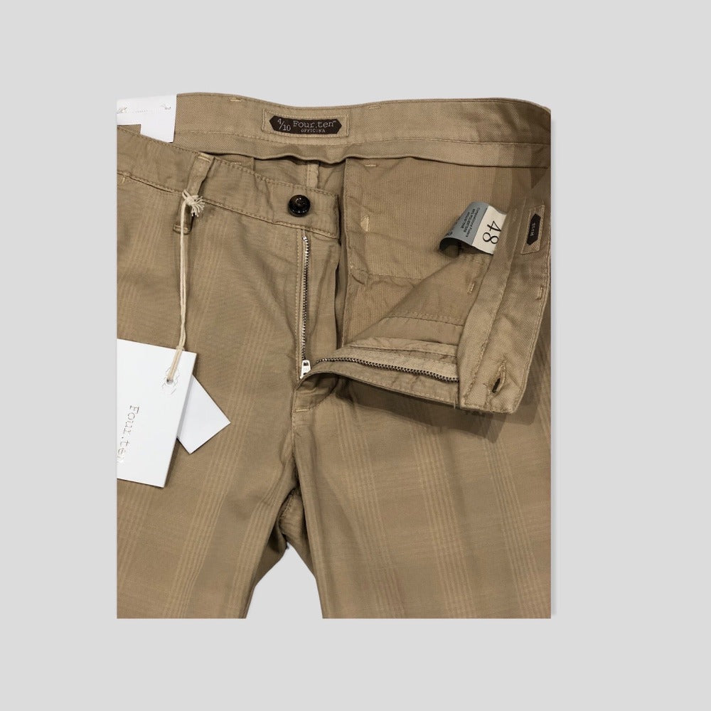 Four.ten industry 122060/00033 Chinos Μπεζ S/S
