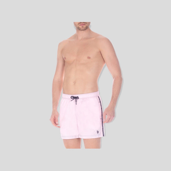 U.S. Polo Assn. BRAM 28764/105 Μαγιό Ροζ S/S