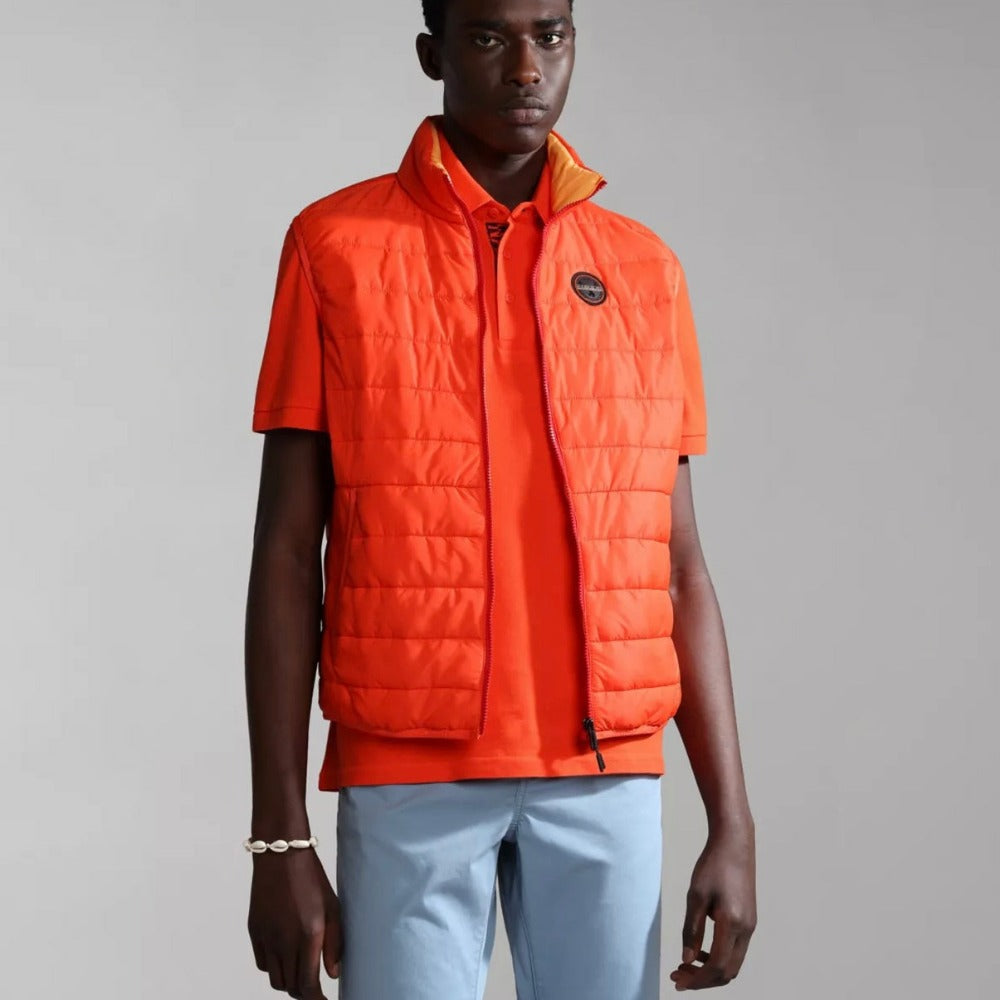 Napapijri ACALMAR VEST 6 RED CHERRY R05 NP0A4H8GR051 Αμάνικο Πορτοκαλί S/S