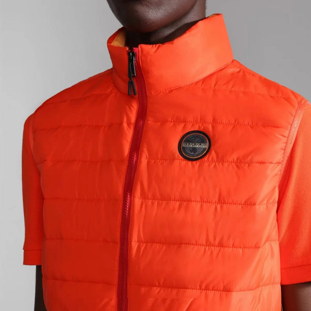 Napapijri ACALMAR VEST 6 RED CHERRY R05 NP0A4H8GR051 Αμάνικο Πορτοκαλί S/S