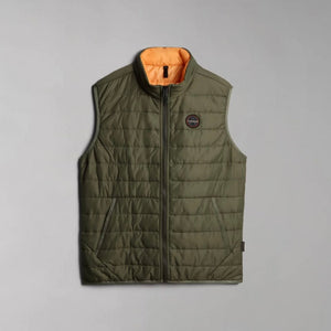 Napapijri ACALMAR VEST 6 GREEN LICHEN NP0A4H8GGAE1 Αμάνικο Χακί S /S