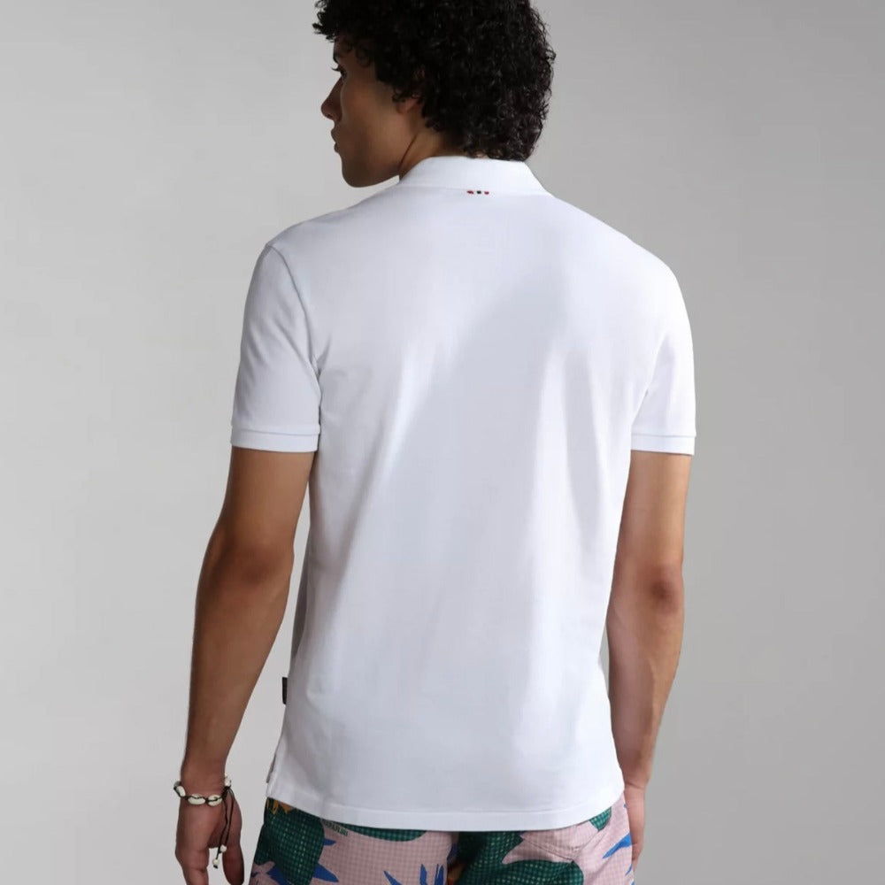 Napapijri ELBAS 4 BRIGHT WHITE NP0A4GDL0021 Polo Λευκό S/S