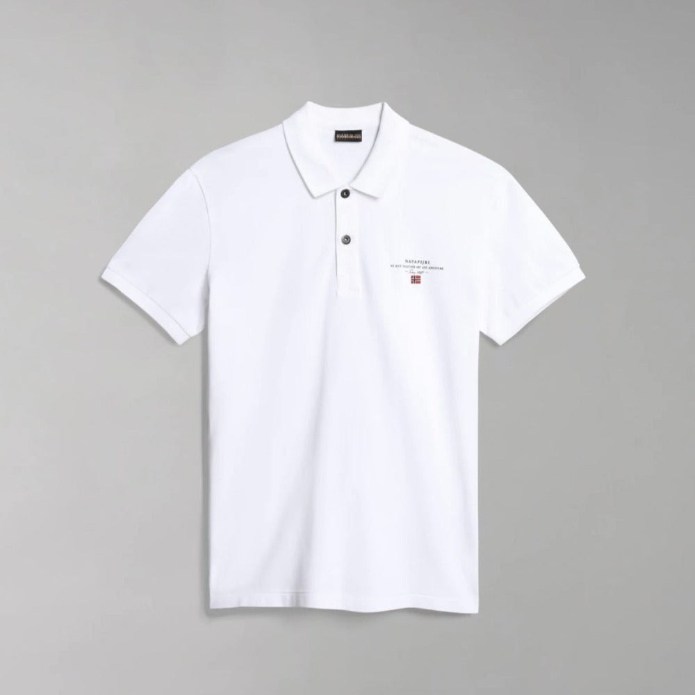 Napapijri ELBAS 4 BRIGHT WHITE NP0A4GDL0021 Polo Λευκό S/S