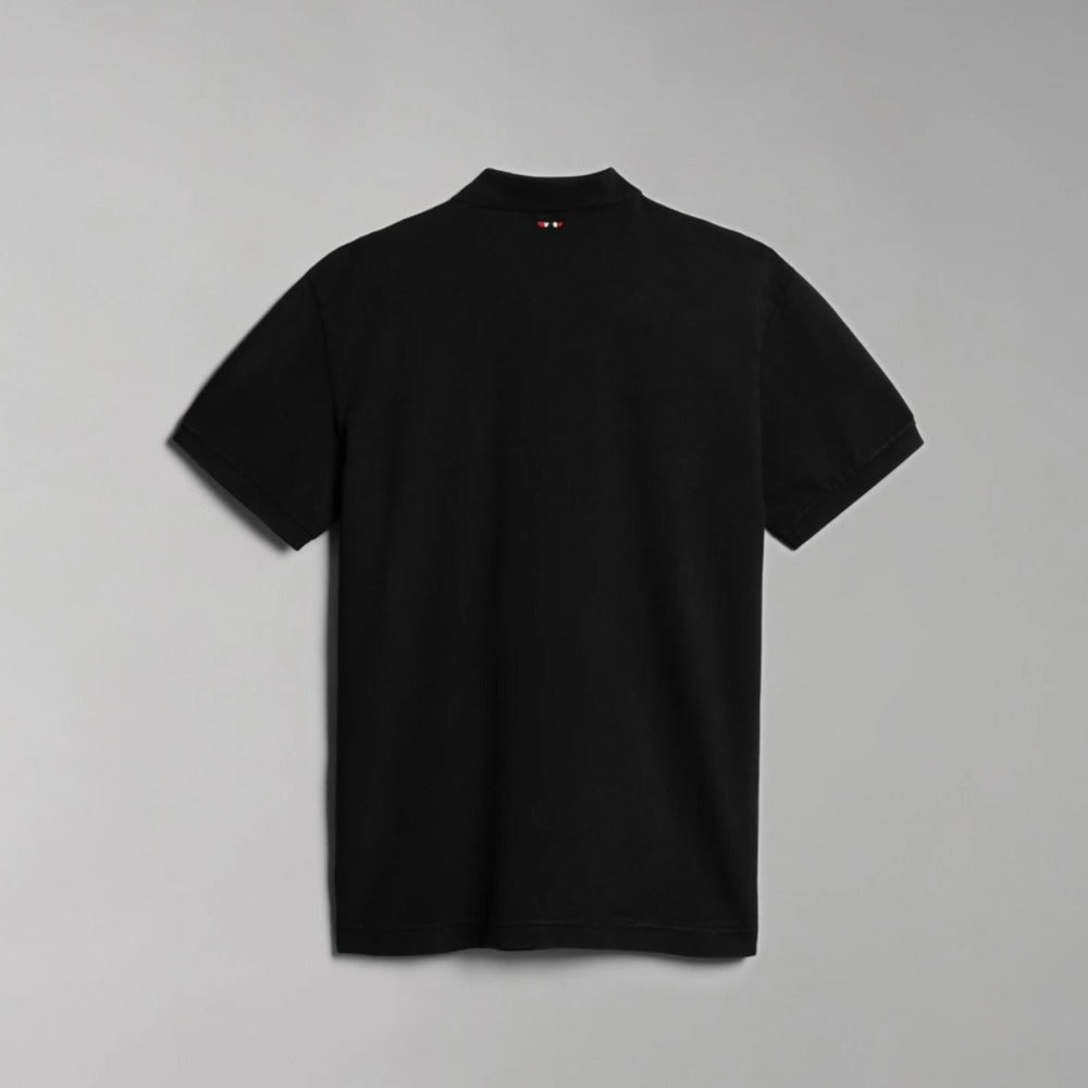 Napapijri ELBAS SS4 041 NP0A4GDL0411 Polo Μαύρο S/S