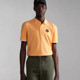 Napapijri E-MACAS SS ORANGE MOCK NP0A4H5ZA571 Polo Μπλούζα Πορτοκαλί S/S